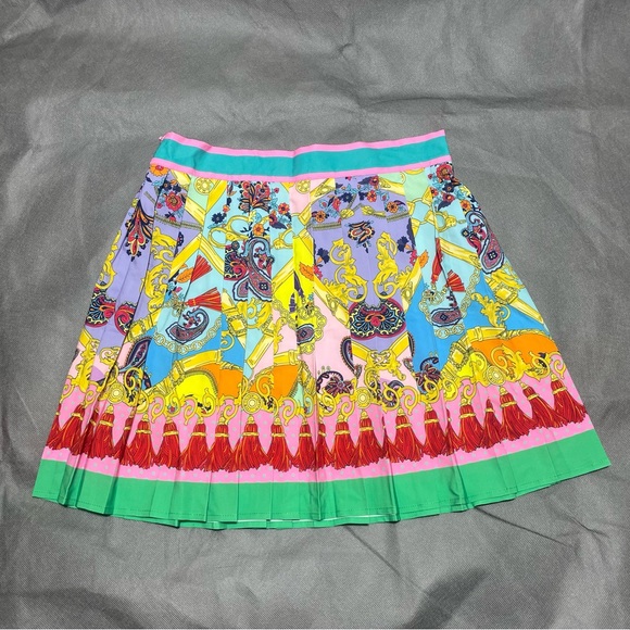 ZCRAVE- NOLITA NWOT colorful light material pleated (tennis-esq) mini SKIRT - Picture 6 of 6